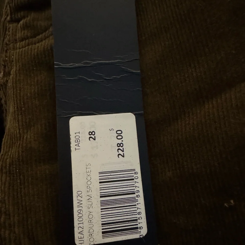 NWT The Kooples Women’s Corduroy Pants in Brown - Picture 3 of 5